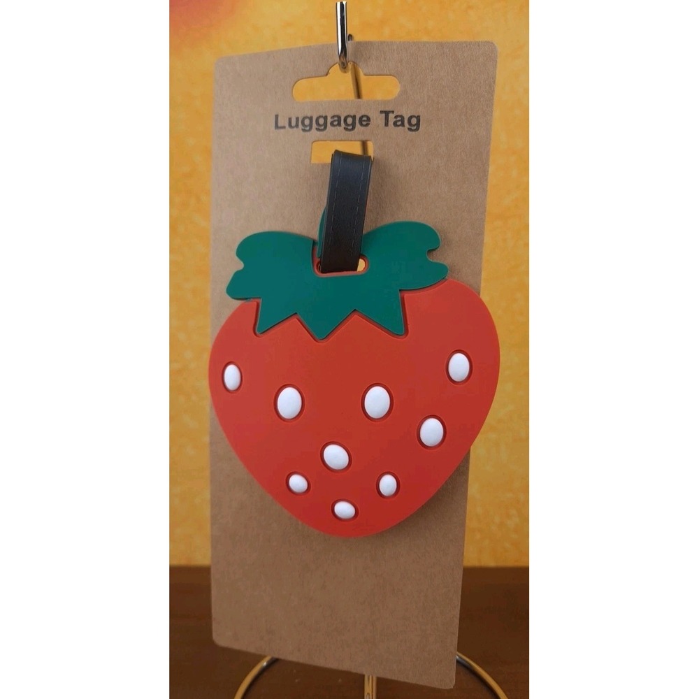 Strawberry ID Luggage Baggage Tag for Suitcase Travel‎ Silicone